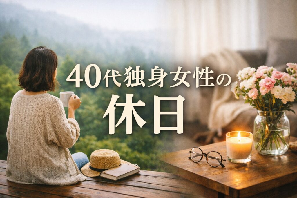 40代独身女性の休日の過ごし方｜50代・主婦・男性との違いから見える本音