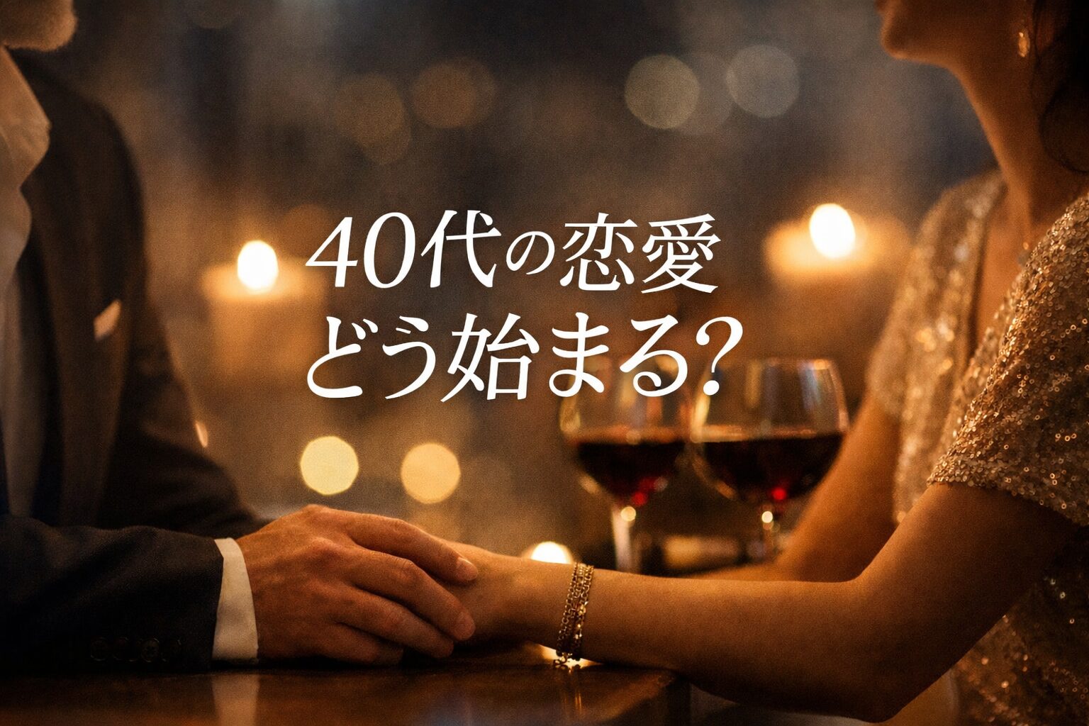 大人の恋愛 始まり方 40代｜男性と女性で違う気持ちの動きと本音