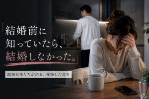 「結婚前に知っていたら…」既婚女性たちが語っていた“後悔した現実”